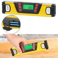 Digitale Wasserwaage mit Winkel-Messfunktion und LCD-Display, 25 cm - professionelles Werkzeug für Heimwerker und Profis