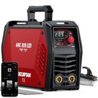 Schweißgerät ARCCAPTAIN iControl ARC205 Pro mit App-Steuerung, 205 Ampere, LED-Anzeige, IGBT Inverter, 230V MMA Schweißgerät mit Warmstart und Anti-Stick