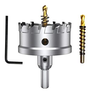 Hochwertige Lochsäge für Hartmetalle, TCT-Hartmetall, Titanbeschichtung, hohe Härte und Robustheit, ideal für Löchern in Edelstahl, Eisen, Holz und Kunststoff