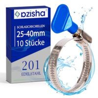 Einstellbare Schlauchschellen aus Edelstahl für verschiedene Anwendungen wie Pool, Gas, Wasser und Waschmaschine