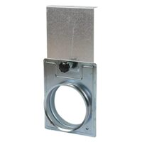 Absperrschieber mit Durchmesser 100 mm, Zubehör für die Absauganlage, effektive Staubentfernung, hochwertige Herstellung aus robustem Material, sicher und praktisch für Heimwerker