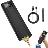 Afenau Akku Punktschweißgerät für Batterien, portable Spot Welder mit Automatik und Manueller Modus, 80 Einstellbarer Tragbarer Schweißer für Hochtemperaturschutz und Akkuschweißen