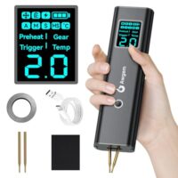 Professionelles Akku-Punktschweißgerät für 18650-Akkus, tragbar und einstellbar mit automatischem und manuellem Modus