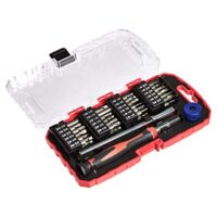 Amazon Basics Präzisionsschraubendreher-Bit-Set mit 51 verschiedenen Schrauben, ideal für kleinere Reparaturen und den Alltag.