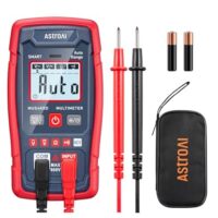 Multimeter AstroAI 4000 Counts, digitaler Voltmeter mit automatischer Bereichswahl und kontaktloser Spannungserkennung (NCV) für Messungen von Gleichspannung, Wechselspannung, Widerstand und Durchgang