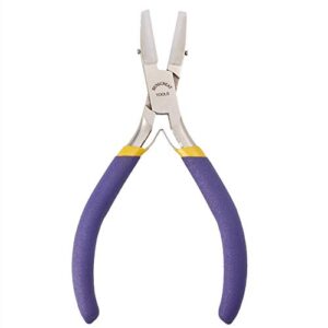 Hochwertige Doppel Nylon Kiefer Zange für Schmuckhersteller und Designer mit stabilen Box-Joint-Konstruktion und doppelter Nylonbackenzange zum Richten, Halten und Biegen von Draht.