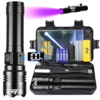 Helle Taktische Taschenlampe mit LED-Baukasten, Aufladen über USB, Wasserdicht für Outdoor-Notfälle und extreme Wetterbedingungen