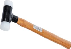 Hochwertiger Schonhammer mit Hickory-Stiel, ideal für Arbeiten an der Karosserie und Reifendienst