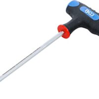 Ergonomischer Schraubendreher mit T-Griff und seitlicher Klinge aus Chrom-Vanadium-Stahl, ideal für Heimwerker und Handwerker