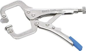 Professionelle Schweißer-Gripzange, extra kurze Bauform, 130 mm, Zange für Schweißer, Spezialstahl, präzise Arbeit