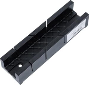 Kunststoff-Gehrungslade von BGS, 245 x 65 x 48 mm, für 45 und 90 Grad Winkel geeignet