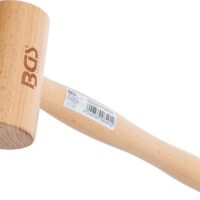 BGS 74519 - Holzhammer mit Ø 55 mm breitem Hammerkopf und 180 g Gewicht, ideal für Handwerker und Heimwerker zum schonenden Einschlagen von Dübeln oder Verformen von Holz