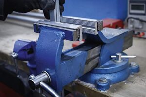 Schraubstock-Schutzbacken aus Aluminium mit Magnet für schonendes Einspannen von Werkstücken, Breite 150 mm