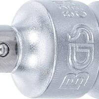 Bit-Adapter mit Haltekugel, 1/2" Innensechskant, 1/4" Abtriebsprofil, Chrom-Vanadium-Stahl