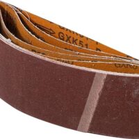 Schleifband-Satz mit Körnungen 40-60, 80-120 und 240 für Bandschleifer, 75 x 533 mm, 5 Stück