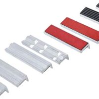 Schraubstock-Schutzbacken-Satz von BGS, Aluminium, 125 mm, mit Magnet