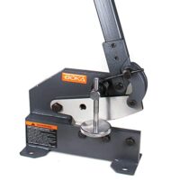 Manuelle Handhebelschere mit Metallplatten für schwierige Schneidaufgaben, 150mm Klingenlänge und Hebelblechschere mit T10 Stahl