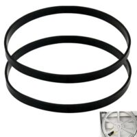 Praktisches 2er-Set mit 205 mm Bandsäge-Gummireifen-Holzbearbeitungs-Ersatzteilen für die Wartung von Holzbearbeitungsbandsägen. Robustes Material aus hochwertigem Gummi, stabile Leistung und einfache Montage.