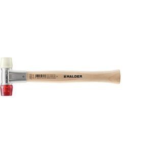 Nylon-Cellosa-Hammer mit Zinkdruckguss-Gehäuse und Holzstiel, ideal für Heimwerker und Handwerker