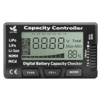 Digitaler Batteriekapazitätsprüfer für LiPo, LiFe, Li-Ion, NiMH und Nicd-Batterien - Messgerät für Batterie-Kapazität und Spannung