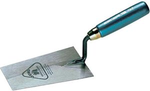 Hochwertige Berner Putzkelle aus Carbonstahl mit konischem Schliff und ergonomischem Holzgriff. Ideal für Maurer-, Putzer- und Trockenbauarbeiten.