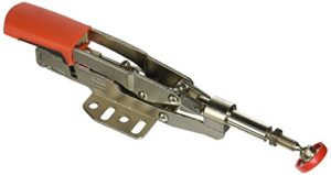 Horizontaler Auto-Adjust Toggle Nickel Plated Clamp mit In-Line Clamping Action in Silber für Heimwerker und Profis