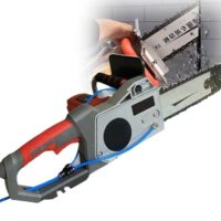 5800 W/6500 W Betonkettensäge mit wassergespeister Staubunterdrückung, Handkettensägen-Wandschneider, elektrischer Diamantketten-Wandschneider für Granit und Beton