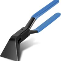 Blechbieger Hand Abkantzange Biegezange aus Kohlenstoffstahl, brüniert, gerade 0°, gewinkelt 45° und 90°, Falzzangen für Dachdecker und Klempner