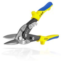 Hochwertige Blechschere Aviation-Serie mit Linksschnitt, 250 mm lang, aus hochfestem Cr-Mo Stahl, ideal für Trockenbau, Karosserieherstellung und Blechbearbeitung