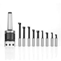 Ausdrehkopf, Ausdrehkopf Mk3, Bohrkopf Pneumatisch Zu Scheren Kit 2 14 Stück 1 Box F112 50Mm Bohrkopf Set Mit 12Mm Bohr Stange Nahm Kit