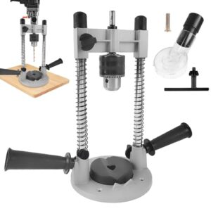 Multifunktionaler Bohrhilfe-Set für Präzisionsbohrungen in verschiedenen Materialien wie Holz, Rundrohre und Marmor mit 90° Vertikale Positionierung und verdickter Basis.