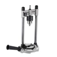 Hochwertiger Bohrständer für 1/2 und 3/8 Elektrobohrmaschinen mit 13mm Bohrfutter und Aluminiumbasis