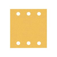 Bosch 10x EXPERT C470 Schleifblatt mit 6 Löchern für Farbe auf Holz, Hartholz, Ø 115x107 mm, Körnung 120, professionelles Zubehör für Schwingschleifer