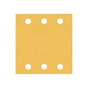 Bosch 10x EXPERT C470 Schleifblatt mit 6 Löchern für Farbe auf Holz, Hartholz, Ø 115x107 mm, Körnung 120, professionelles Zubehör für Schwingschleifer