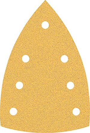 Bosch 10x EXPERT C470 Schleifblatt mit 7 Löchern für professionelle Ergebnisse, ideal für Farbe auf Holz und Hartholz, Ø 100 x 150 mm, Körnung 80.