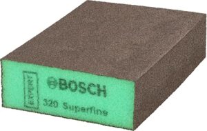 Professionelles Schleifschwamm Werkzeug für Heimwerker, hochwertige Schleifkörner mit Vlies, ideal für Flachschliffarbeiten und Formgebung