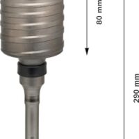 Bosch 1x PRO SDS max-5 Core Cutter, ein professionelles Schneidwerkzeug für Beton und Betonblockstein mit Ø 82 mm Durchmesser