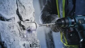 Bosch 1x PRO SDS plus-5C Spatmeißel zum Entfernen von Mörteln, Backstein und Betonrückständen