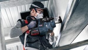 Hochwertiger Bosch Hammerbohrer für Stahlbeton und Beton mit SDS plus Bohrhämmer