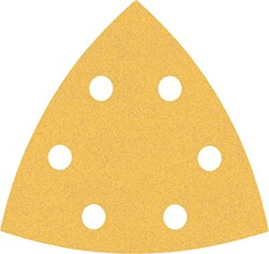 Bosch 50x EXPERT C470 Schleifpapier für Farbe auf Holz und Hartholz, Ø 93x93 mm, Körnung 120