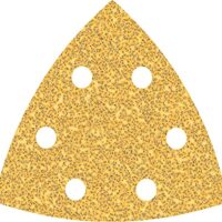 Bosch 50x EXPERT C470 Schleifpapier für Farbe auf Holz und Hartholz, Ø 93x93 mm, Körnung 40, professionelles Zubehör für Deltaschleifer