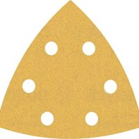 Bosch 50x EXPERT C470 Schleifpapier für Farben auf Holz und Hartholz, Ø 93x93 mm, Körnung 180, professionelles Zubehör für Deltaschleifer