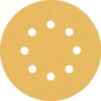 Professionelles Schleifblatt von Bosch, 50-teilig, Kornung 80, Ø 125 mm, ideal für Farbe auf Holz und Hartholz