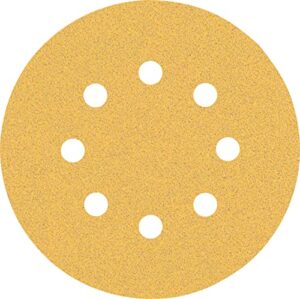 Professionelles Schleifblatt von Bosch, 50-teilig, Kornung 80, Ø 125 mm, ideal für Farbe auf Holz und Hartholz