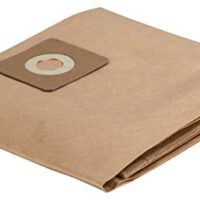 Bosch 5x Papierfilterbeutel für Staubsauger AdvancedVac 20 - 5-fach Filterset zum Reinigen von Staubsaugern
