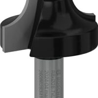 Bosch Abrundfräser für Holzarbeiten - 8 mm Radius, Arbeitslänge 15,5 mm, Zubehör Handfräse