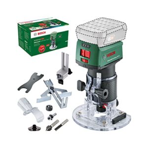 Bosch Akku-Kantenfräse AdvancedTrimRouter 18V-8 - Leistungsstarkes Werkzeug für Heimwerker und Handwerker, bürstenloser Motor, kompatibel mit 18V-Bosch-Akkus