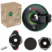 Bosch All-in-One Linienlaser Atino der 2. Generation mit abnehmbarem und feststellbarem Maßband für einfache und schnelle Messungen an rauen und glatten Oberflächen.