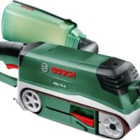 Bosch Bandschleifer PBS 75 A, leistungsstarkes Werkzeug für große Schleifarbeiten mit automatischem Bandsystem und einfacher Schleifbandwechsel durch das Spannsystem.