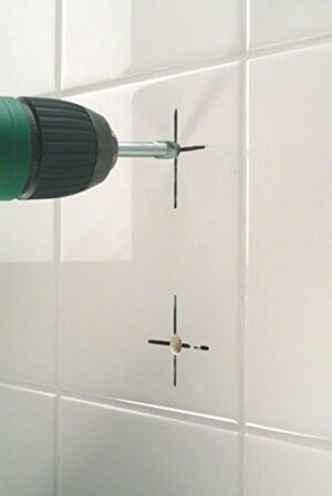 Bosch DIY Glas- und Fliesenbohrer mit Ø 6 mm Bohrspitze, ideal für weiche Fliesen und ungehärtetes Glas
